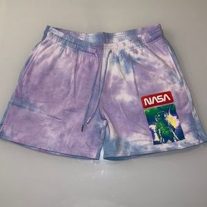 NASA Tie Dye Shorts